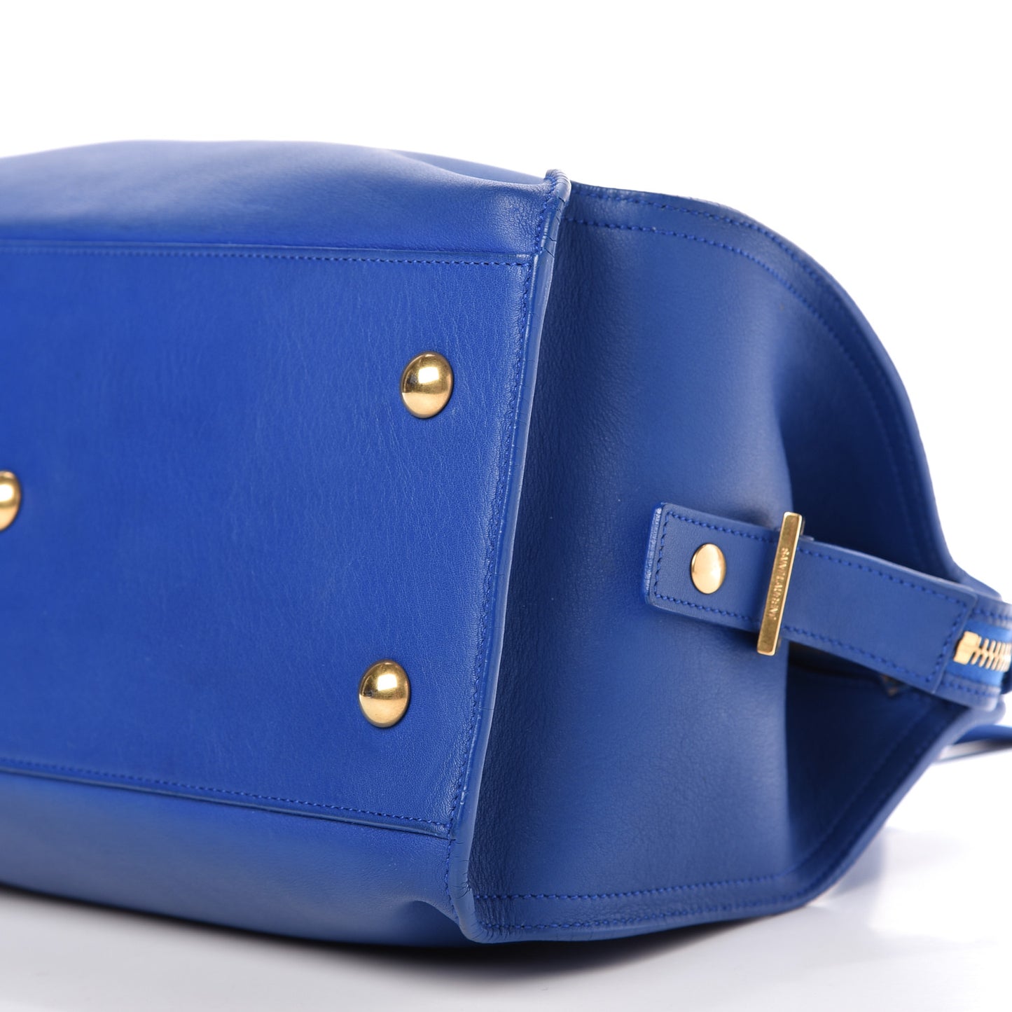 Calfskin Small Classic Y Cabas Royal Blue