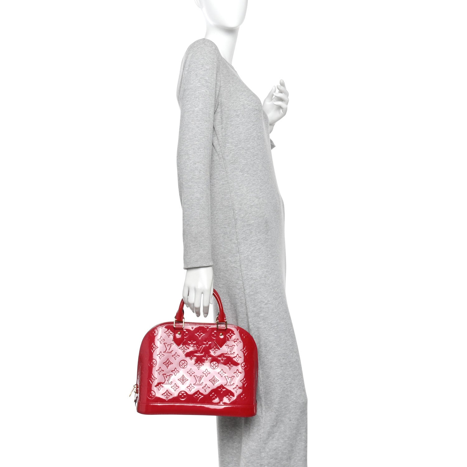 Louis Vuitton Vernis Alma PM Rose Indien 2 of 13