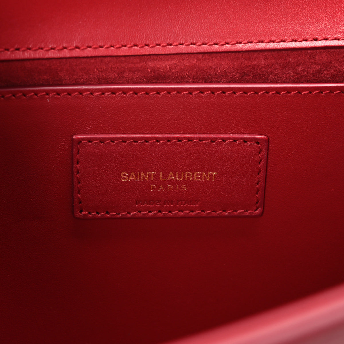 Saint Laurent Smooth Calfskin Medium Classic Monogram Kate Tassel Satchel New Lipstick 6 of 11