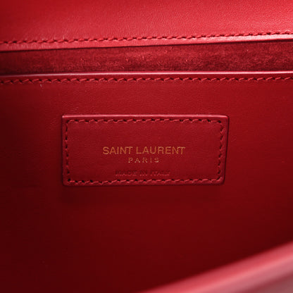 Saint Laurent Smooth Calfskin Medium Classic Monogram Kate Tassel Satchel New Lipstick 6 of 11