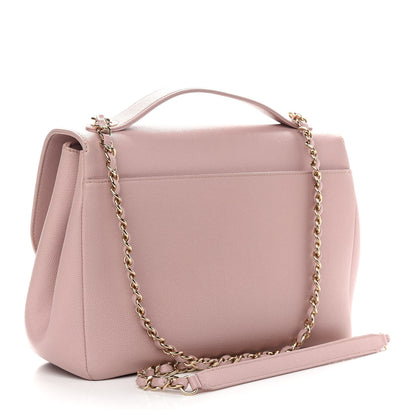 Chanel Caviar Quilted Large Business Affinity Flap Light Pink 3 of 10
