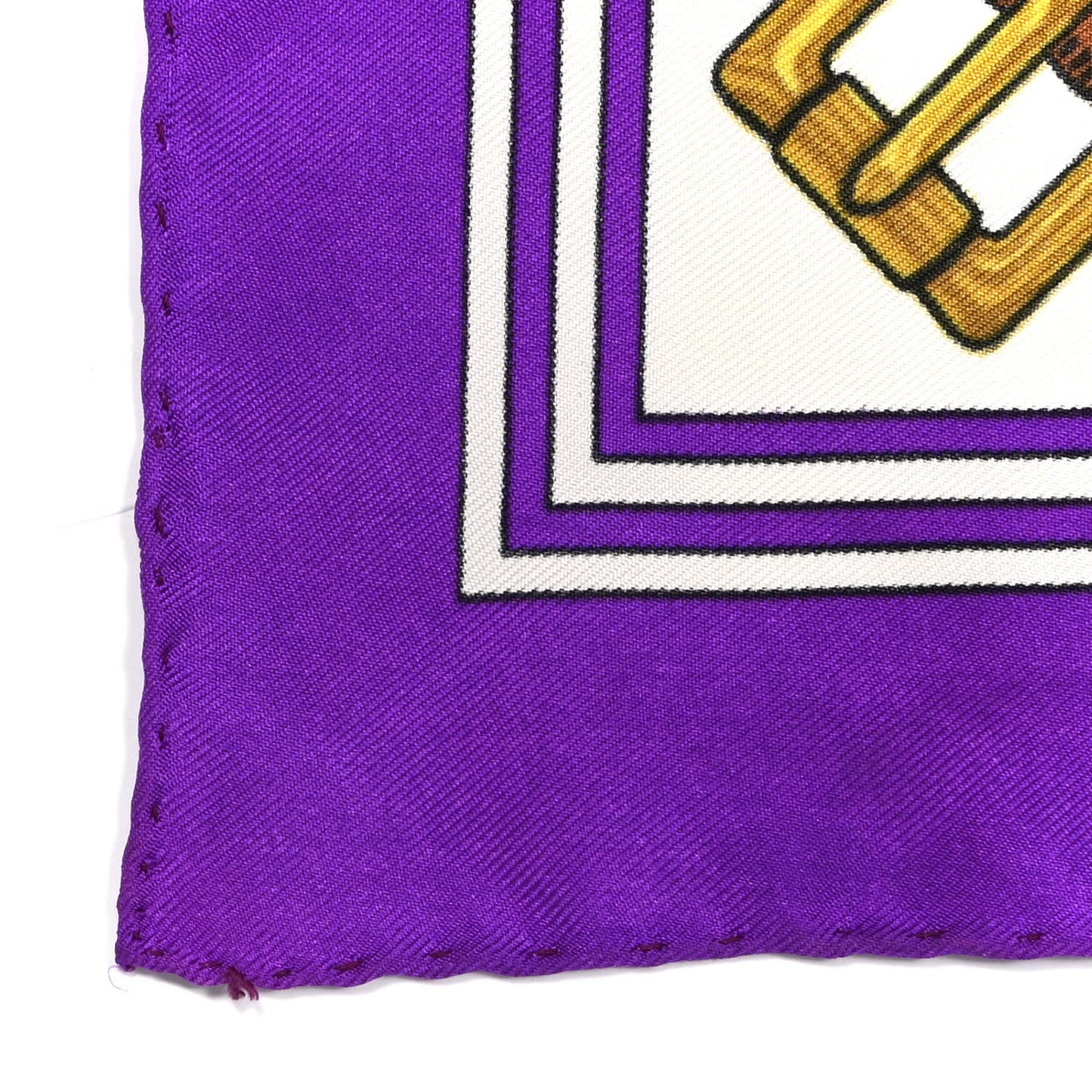 Silk Les Sangles Scarf 90