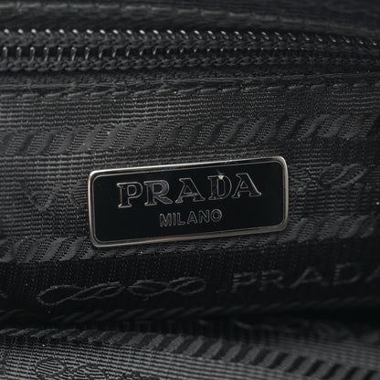 Prada Tessuto Nylon Pochette Bag Black 6 of 10