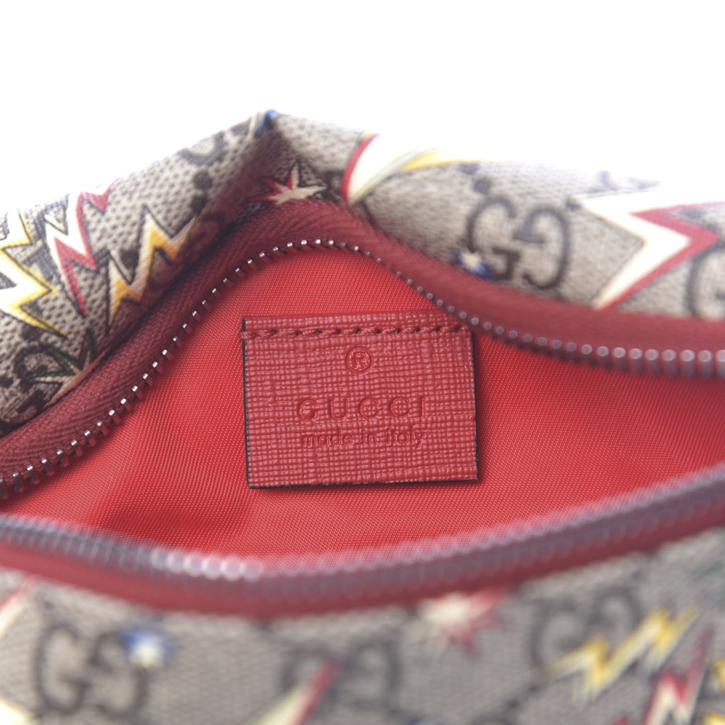 GG Supreme Monogram Childrens Space Print Belt Bag Multicolor