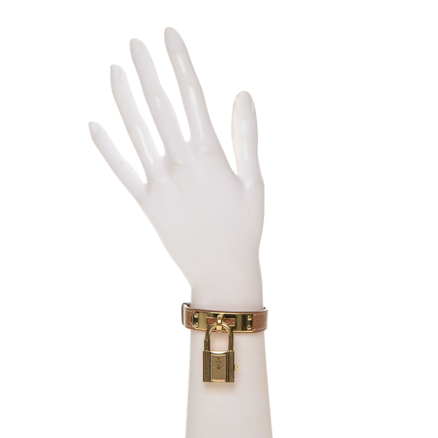 Stainless Steel Courchevel 20mm Kelly Cadena Quartz Watch Gold
