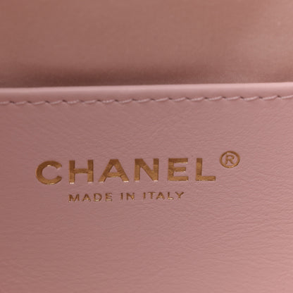 Chanel Caviar Quilted Mini Chanel 25 Handbag Light Pink 6 of 10