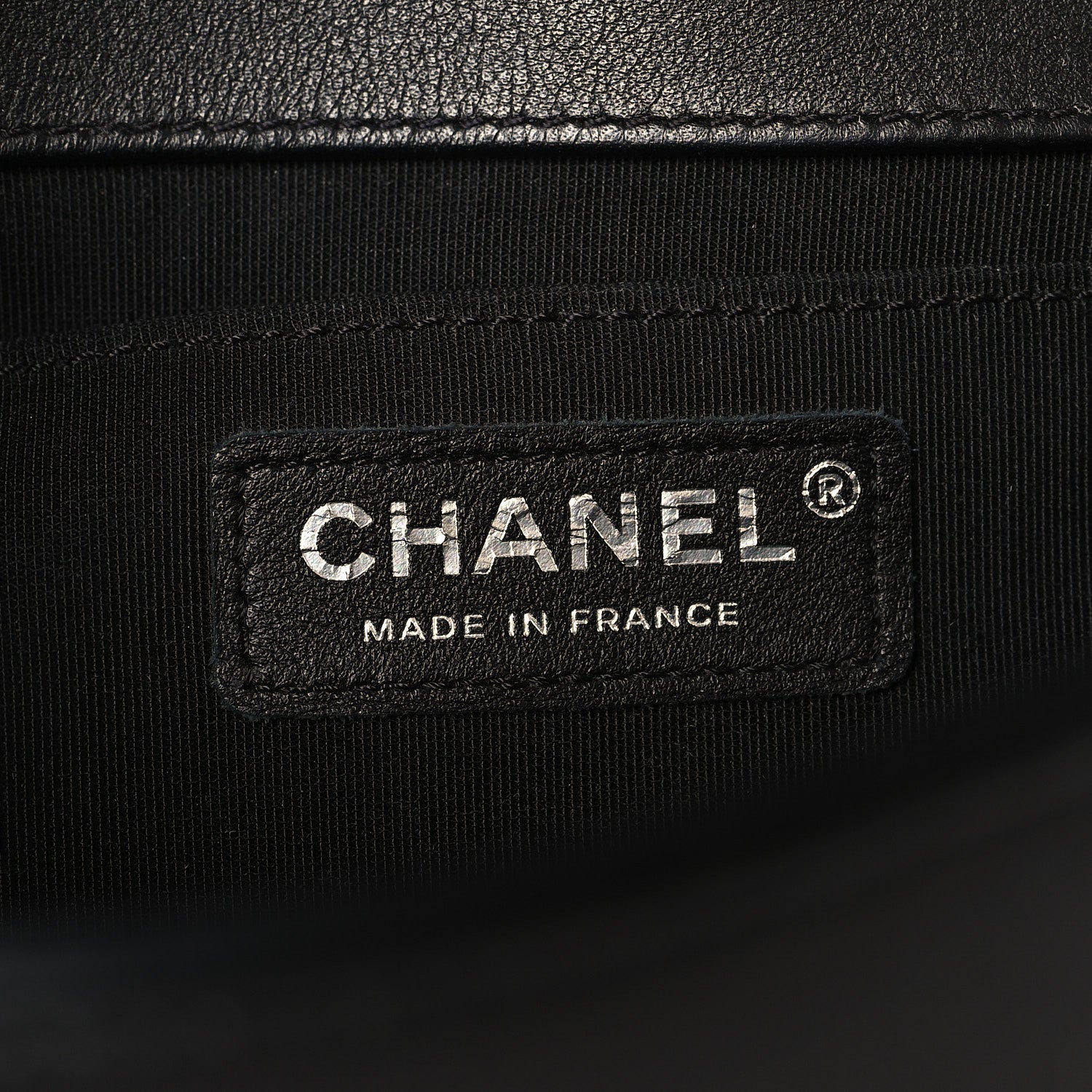 Chanel Lambskin Braided Woven Medium Boy Flap Black 6 of 10
