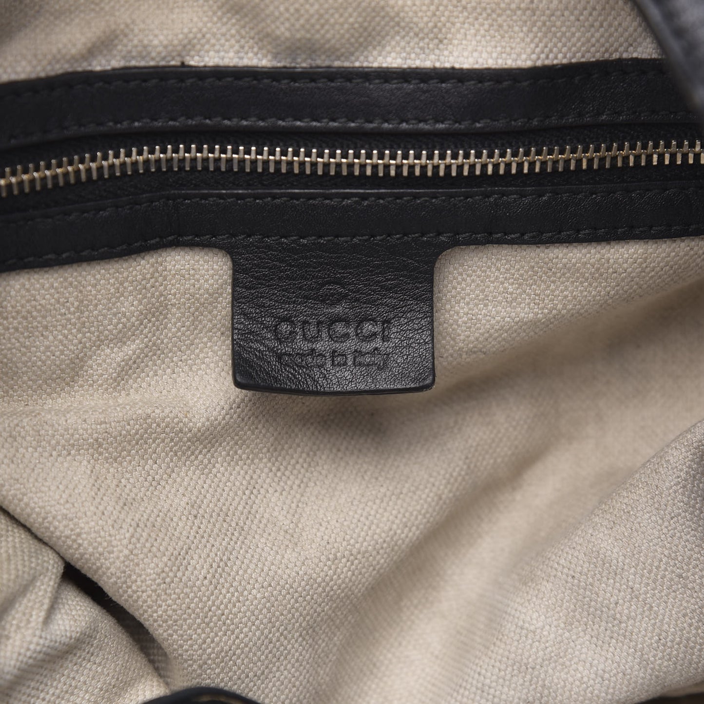 Guccissima Medium Emily Hobo Black