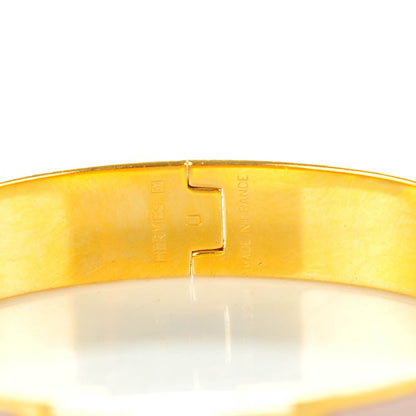 Hermes Narrow Enamel Clic Clac H Bracelet PM Rose Poudre 3 of 5