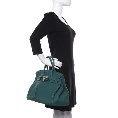 Hermes Togo Birkin 35 Malachite 2 of 10
