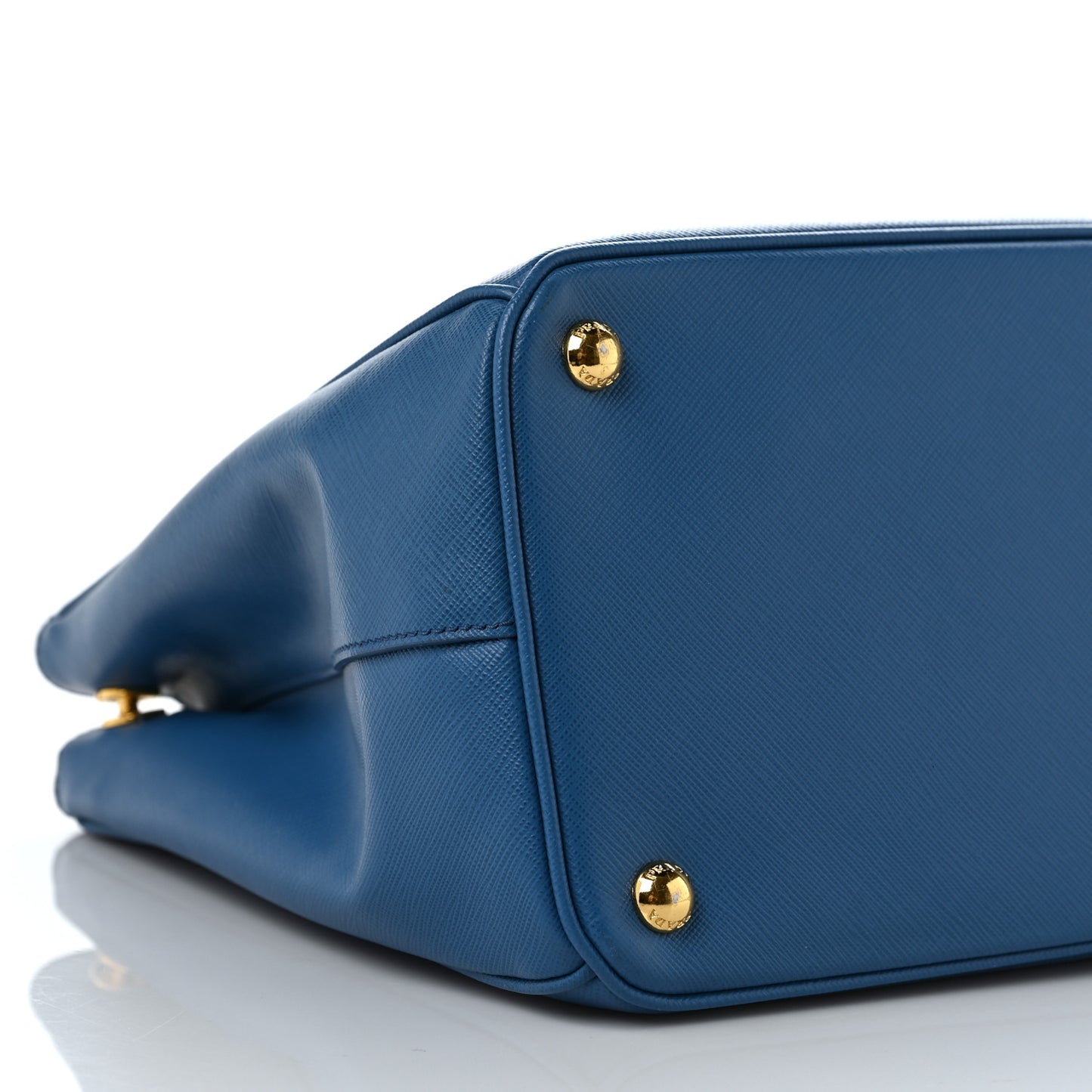 Saffiano Medium Galleria Double Zip Tote Cobalto