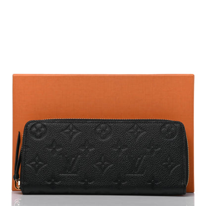 Louis Vuitton Empreinte Clemence Wallet Black 8 of 8