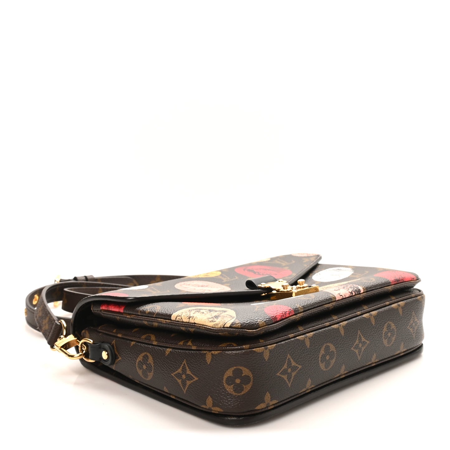 X FORNASETTI Monogram Cameo Pochette Metis