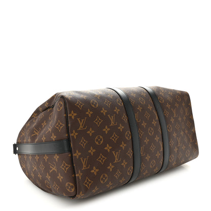 Louis Vuitton Monogram Macassar Keepall Bandouliere 45 3 of 8