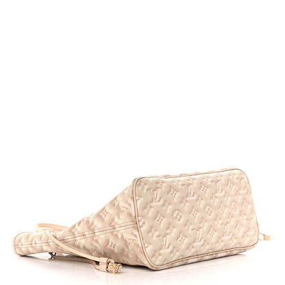 Louis Vuitton Empreinte Monogram Summer Stardust Neverfull MM Beige Clair 5 of 10