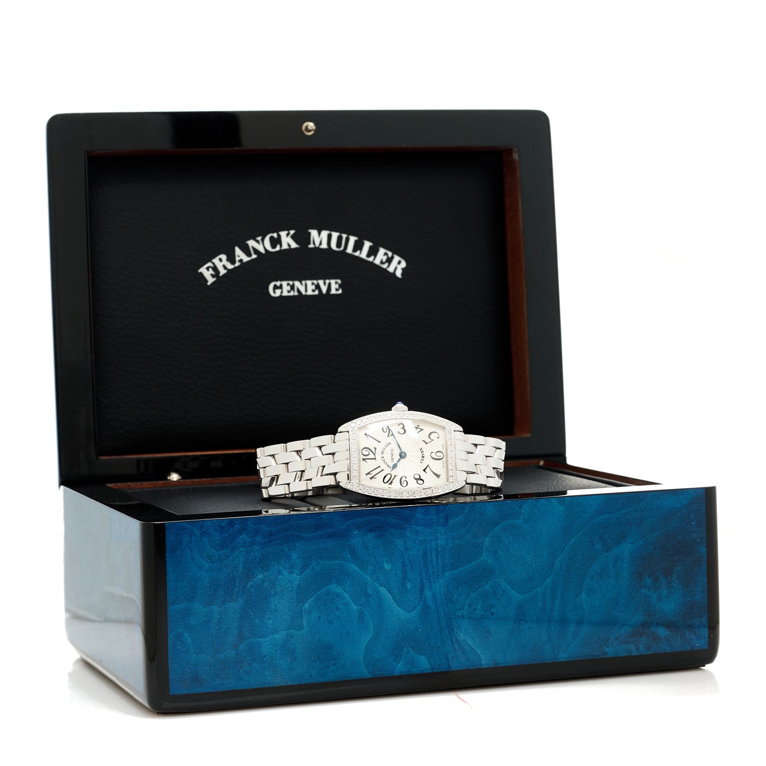 FRANCK MULLER ギフトボックス 純正 Franck Muller Stainless Steel Diamond Bezel 25mm Cintree Curvex