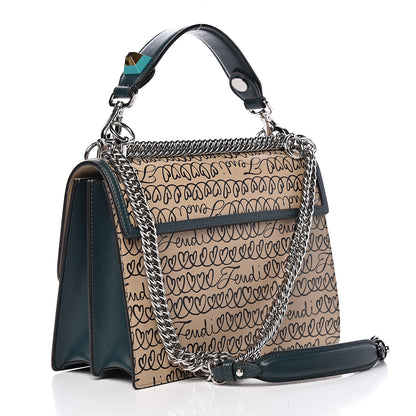Fendi Vitello Liberty Elaphe Open Your Heart Kan I Shoulder Bag Amido Amazzonia Multicolor 3 of 12
