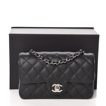 Chanel Iridescent Caviar Quilted Mini Rectangular Flap Black 11 of 11