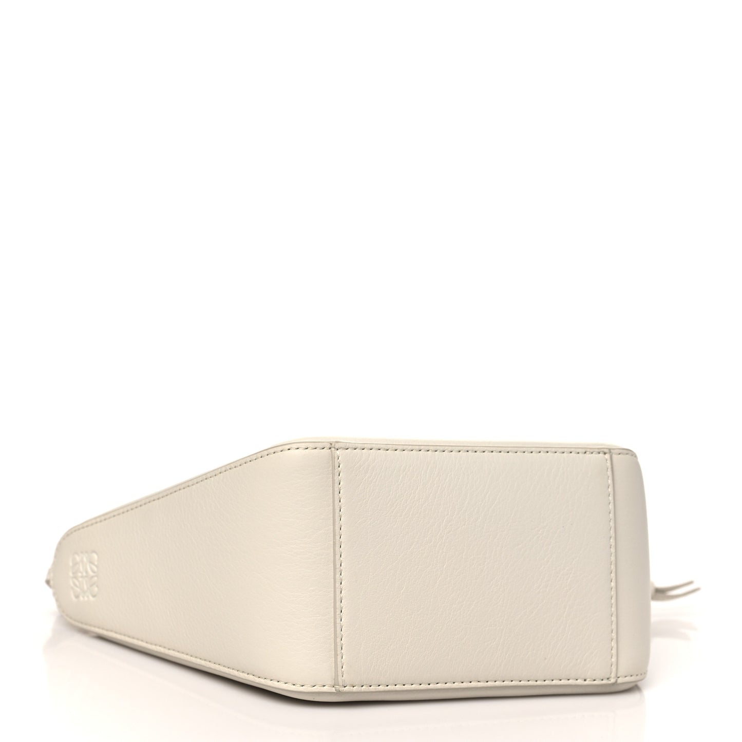 Calfskin Mini Hammock Hobo Soft White