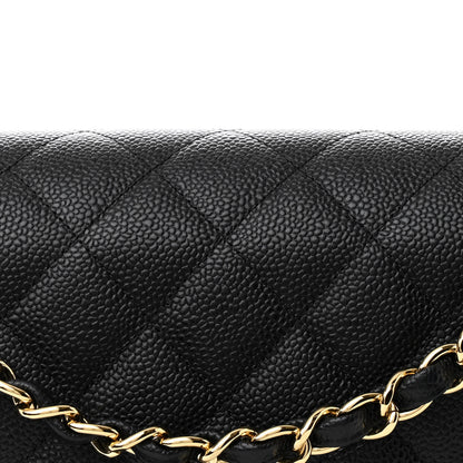 Chanel Caviar Quilted Jumbo Double Flap Black 8 of 11