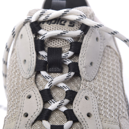 Balenciaga Fabric Mesh Womens Triple S Sneakers 41 Beige Black 11 of 11