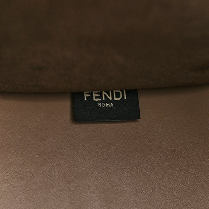 Fendi Vitello King Plexiglass Elaphe Python Print Logo Medium Fendi Sunshine Shopper Tote Tartufo Daisy Roccia 7 of 11