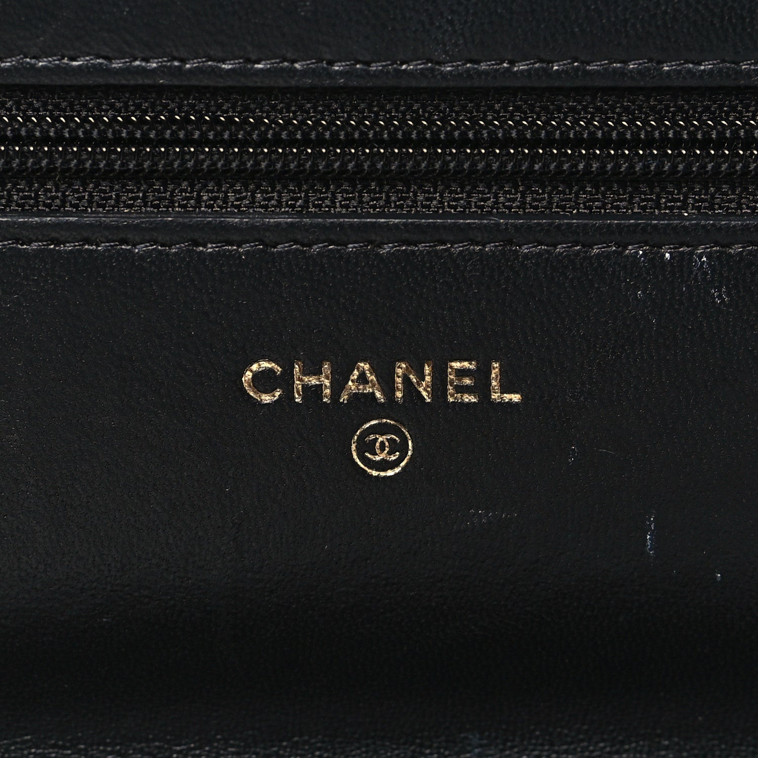Chanel Lambskin Quilted Wallet On Chain WOC Black 6 of 10