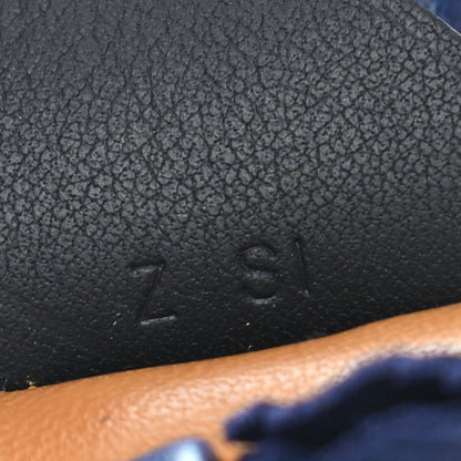 Hermes Milo Lambskin Grigri Rodeo Pegase Horse Bag Charm MM Sesame Black Bleu Saphir 4 of 4