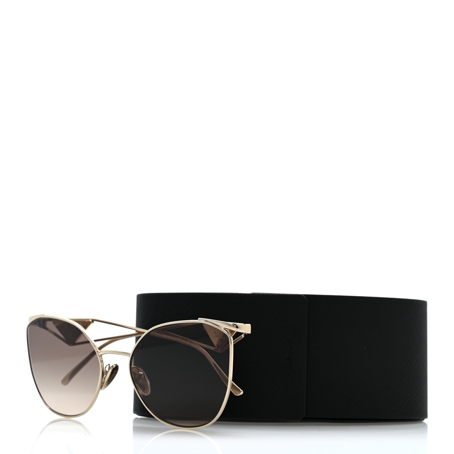 Prada Sunglasses SPR 50Z Gold 8 of 8