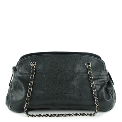 Chanel Caviar Quilted Timeless CC Bowler Bag Black 1 of 7