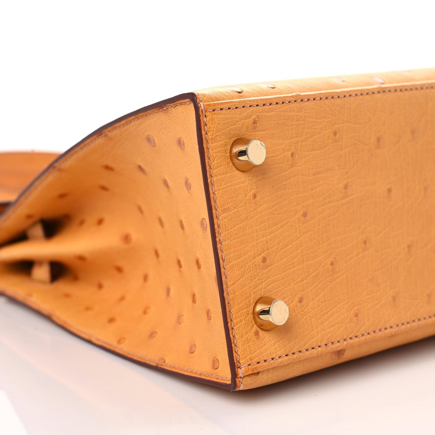 Ostrich Kelly Sellier 25 Saffron
