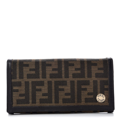 Fendi Zucca Continental Wallet Tobacco 1 of 13