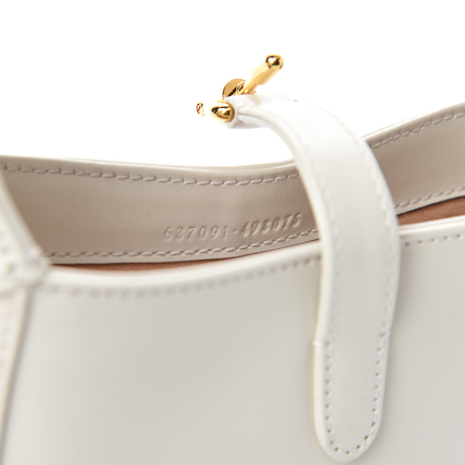 Gucci Boarded Dyana Lux Calfskin Mini Jackie 1961 Hobo Mystic White 10 of 12