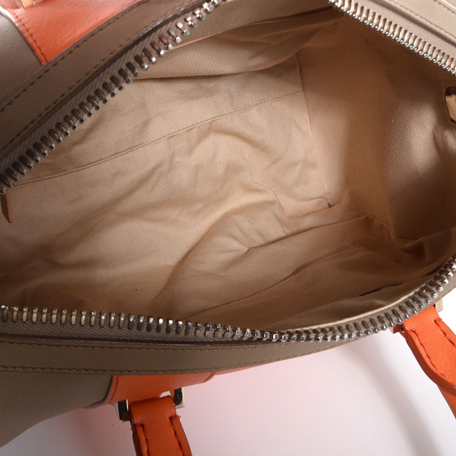 Givenchy Matte Calfskin Medium Bi-Color Lucrezia Beige Orange 5 of 9
