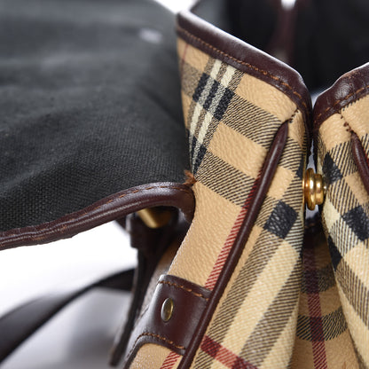 Burberry Haymarket Check Buckle Satchel 19 of 30