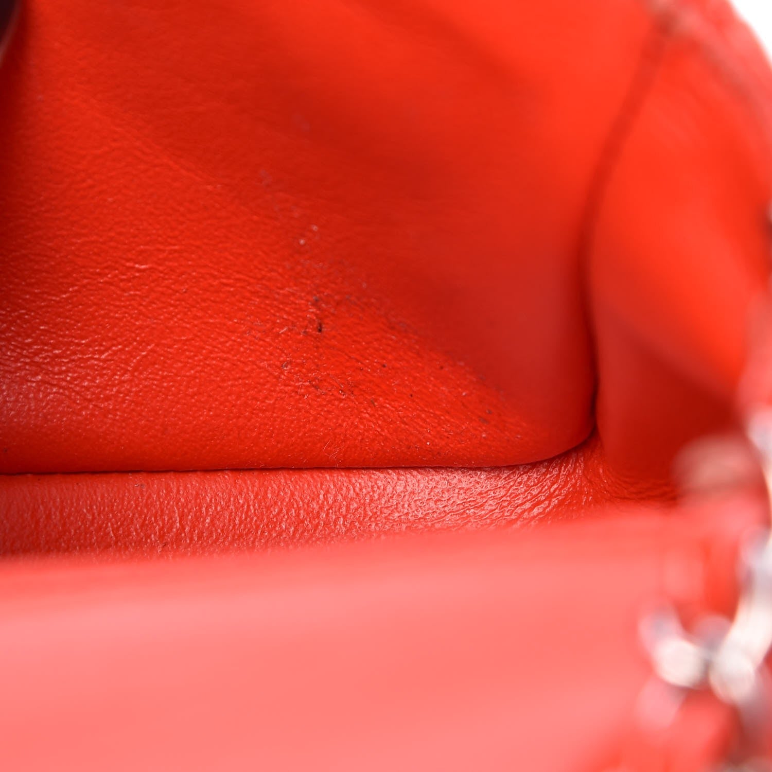 Chanel Patent Calfskin Quilted Mini Rectangular Flap Red 7 of 12
