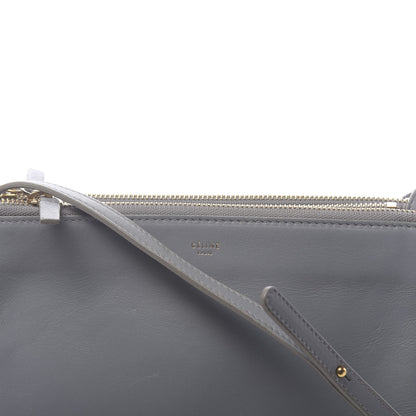 Celine Lambskin Small Trio Crossbody Bag Storm 12 of 13