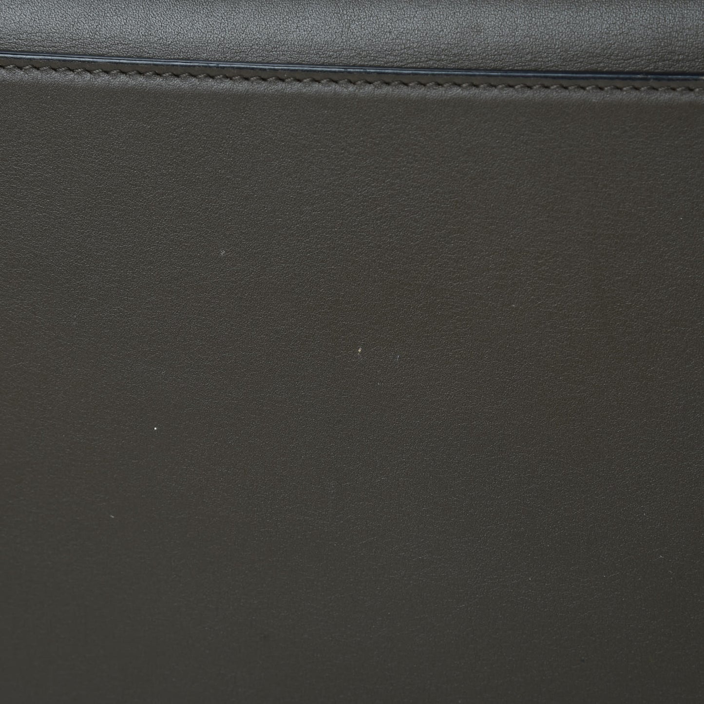 Crocodile Embossed Calfskin Suede Medium Trapeze Taupe