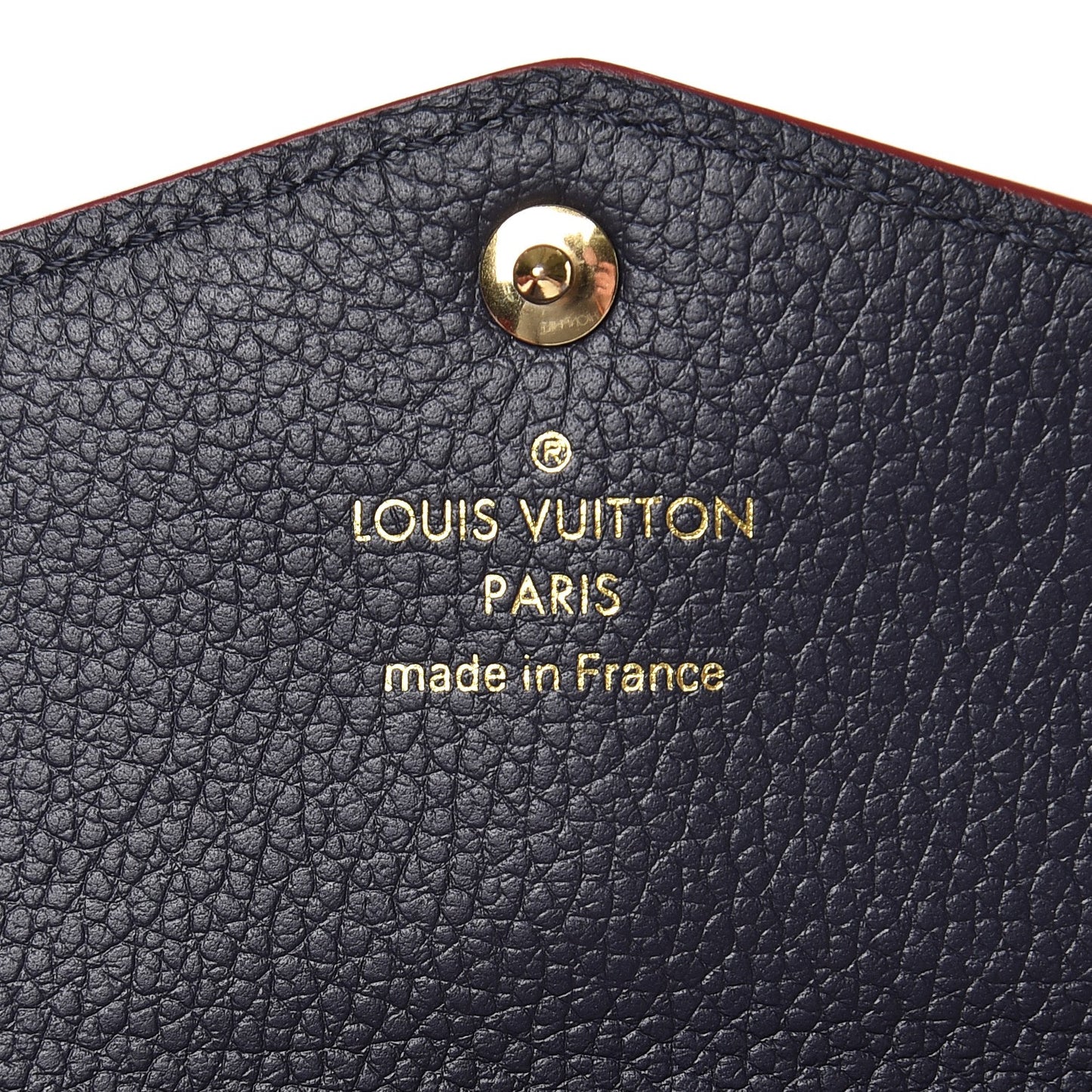 Empreinte Key Pouch Marine Rouge