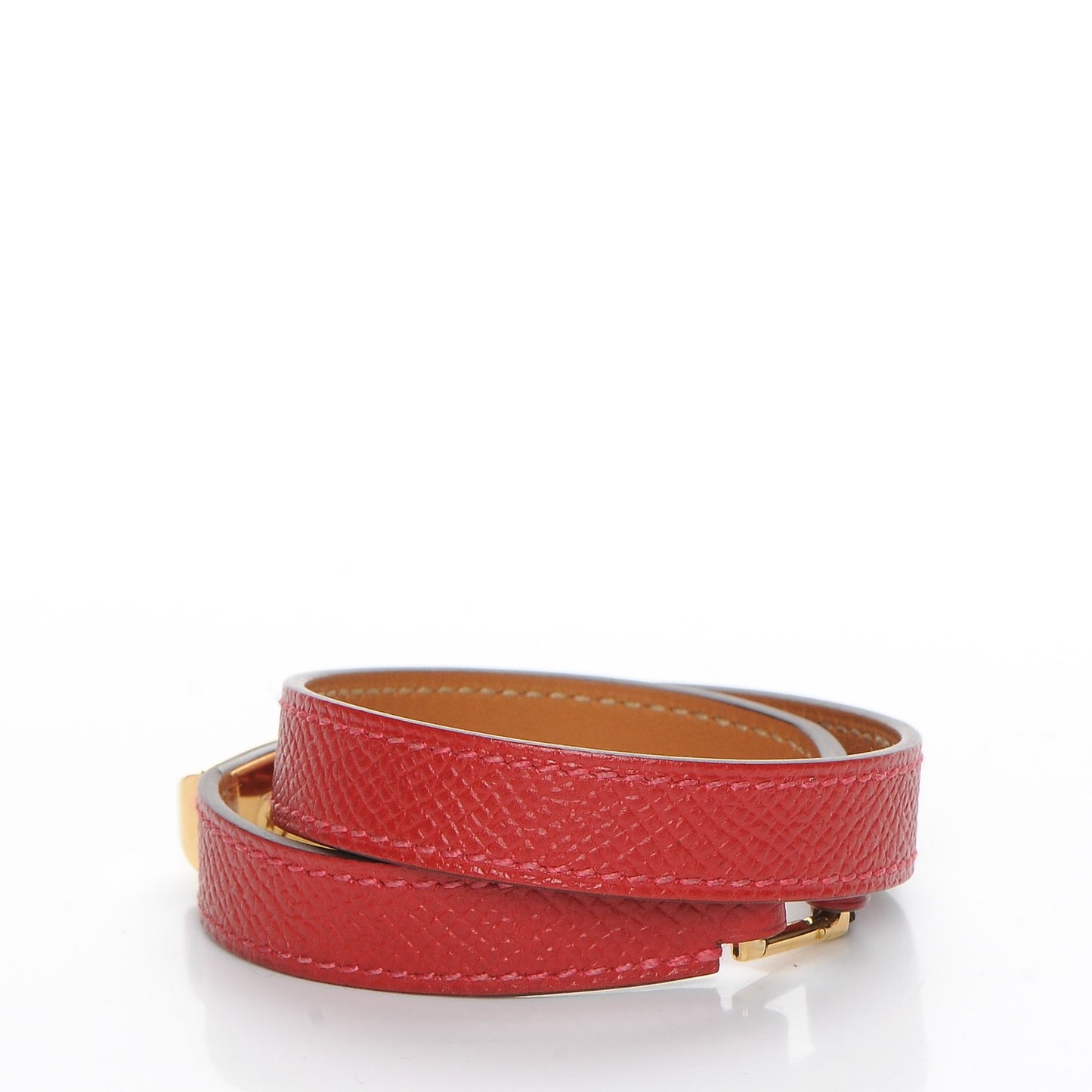 Epsom Rivale Double Tour Bracelet S Rouge Casaque