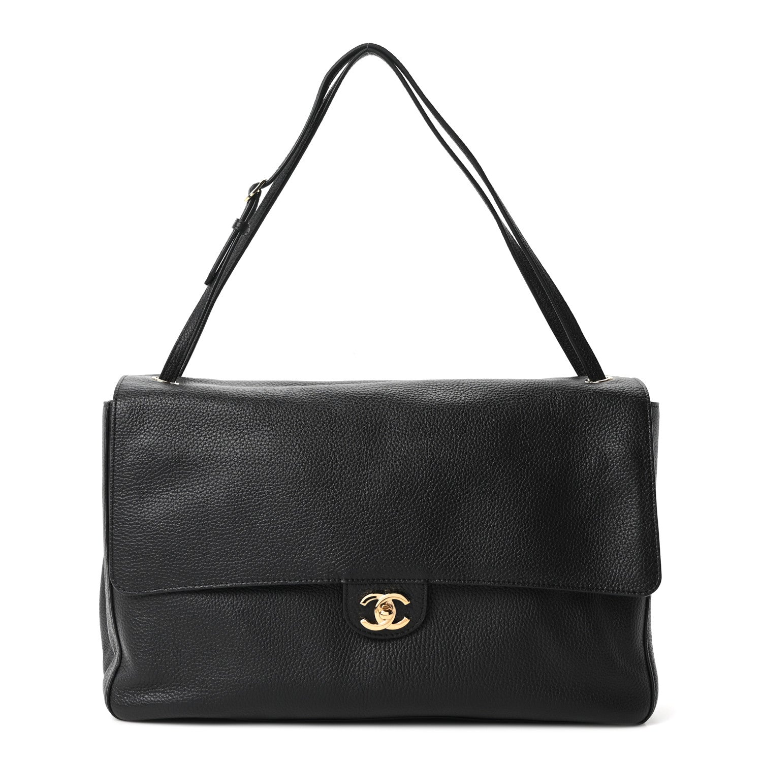 Chanel Grained Calfskin Souplissimo Maxi Flap Black 1 of 11