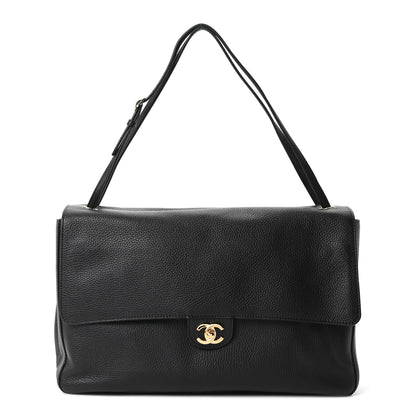 Chanel Grained Calfskin Souplissimo Maxi Flap Black 1 of 11
