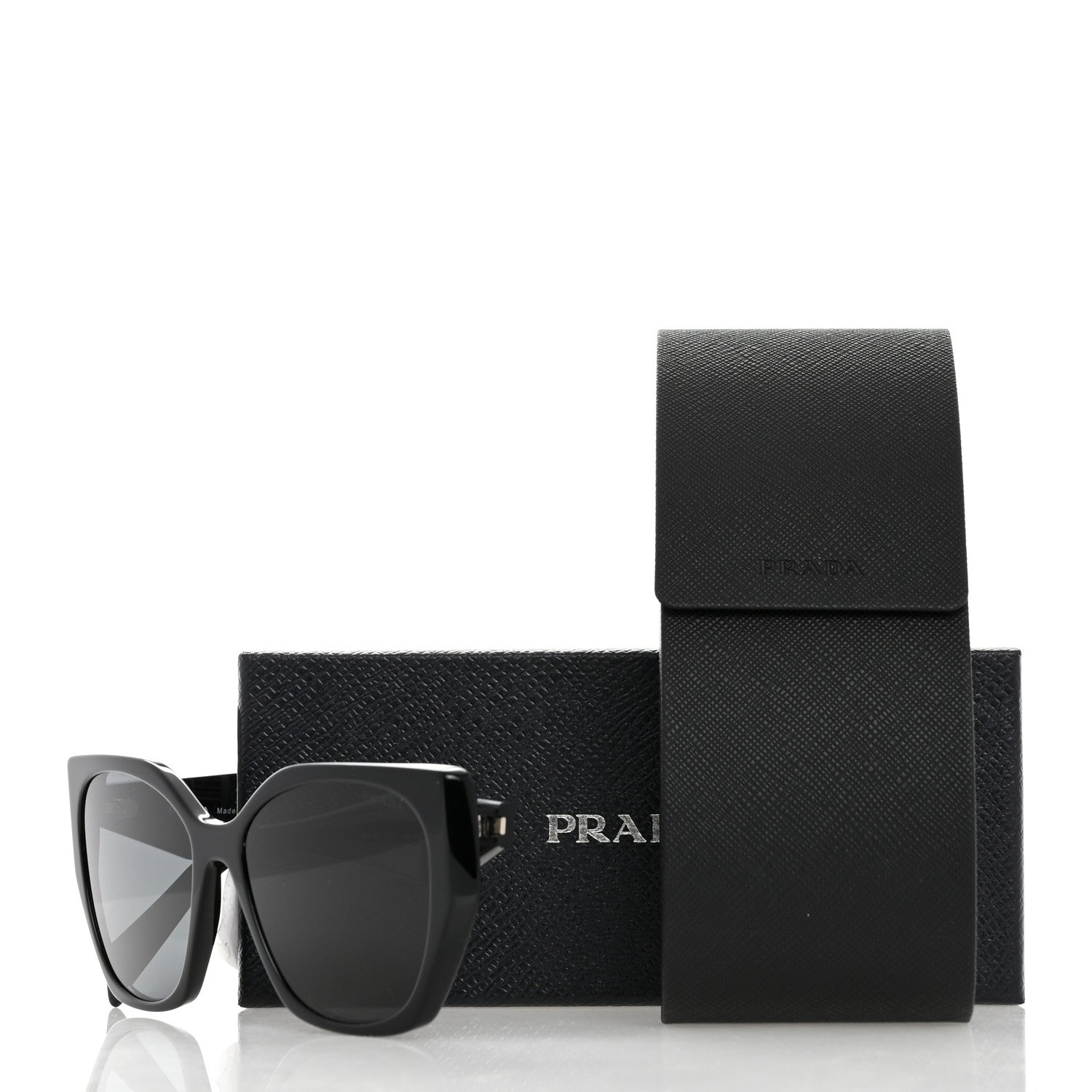 Prada Acetate Symbole Sunglasses SPR 19Z Black 8 of 8