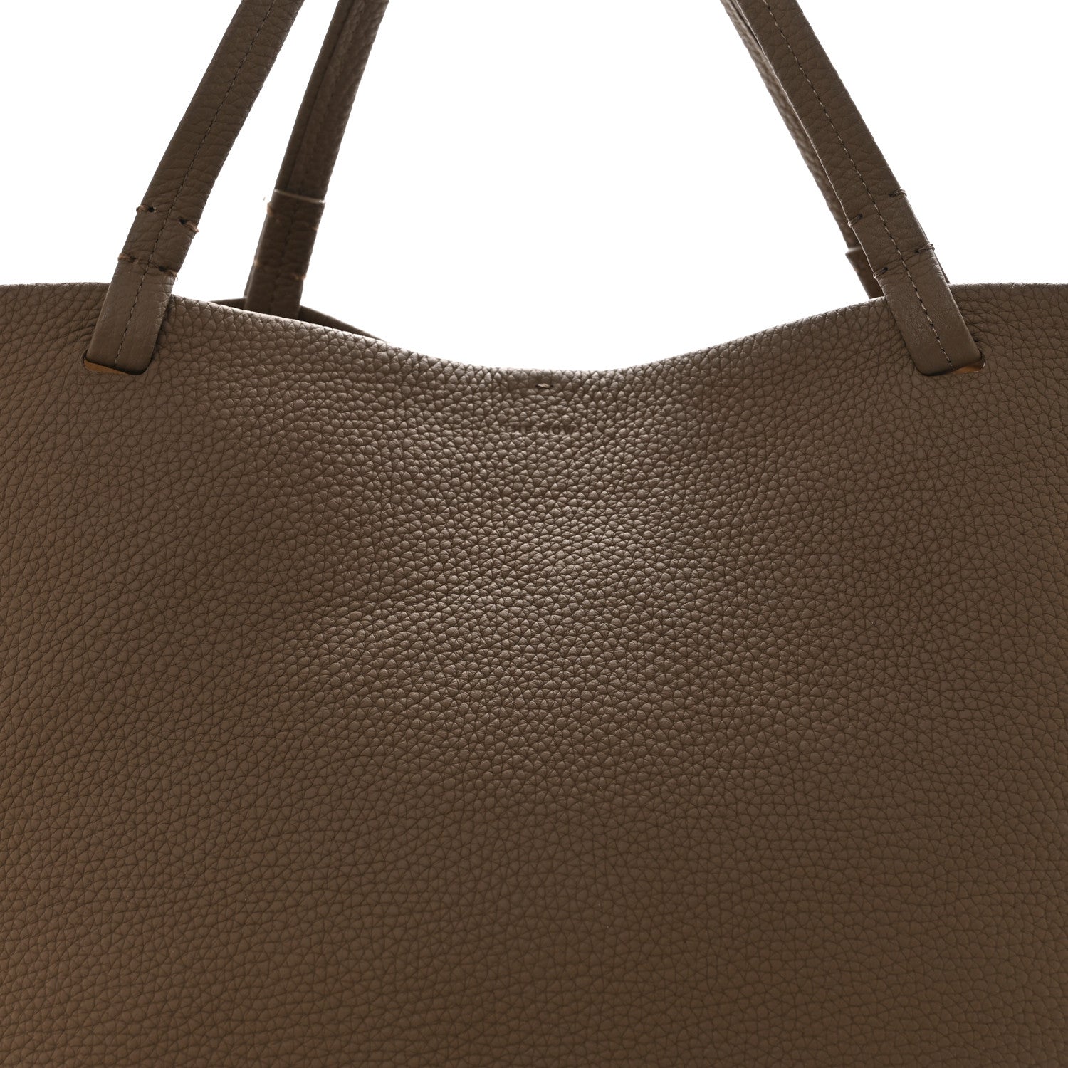 The Row Grained Calfskin Park Tote XL Taupe 8 of 11