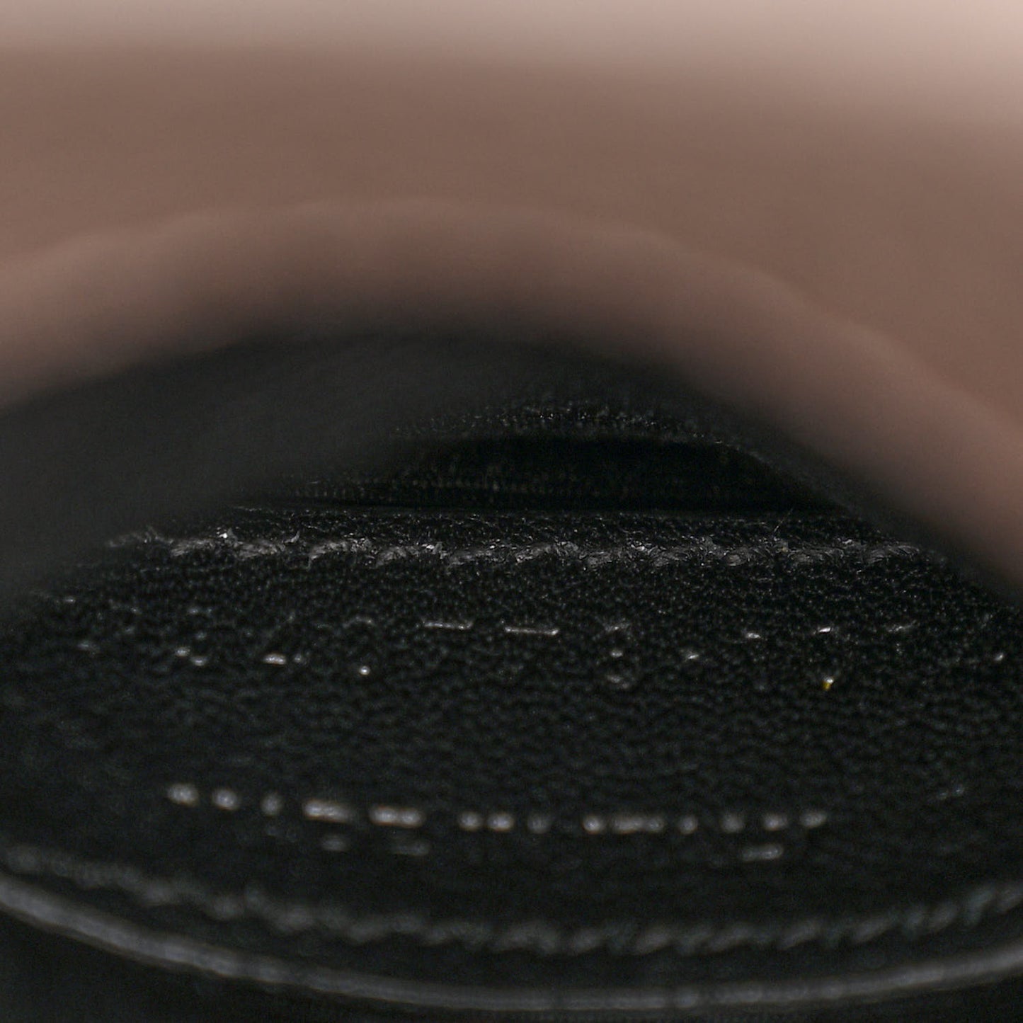 Grained Calfskin Nano Sac De Jour Fog