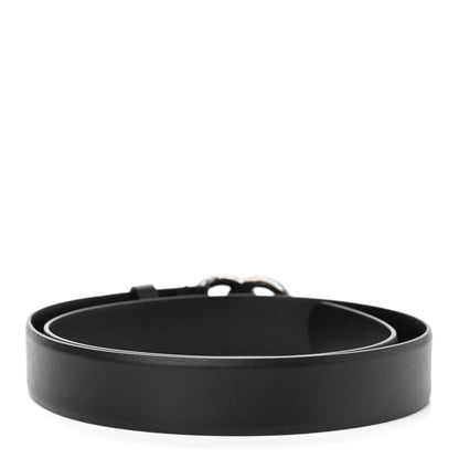 Chanel Calfskin Pearl Crystal CC Belt 85 34 Black 2 of 6