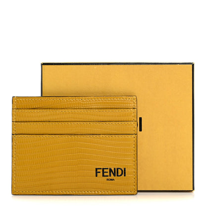 Fendi Lizard Card Holder Sunflower 8 of 8