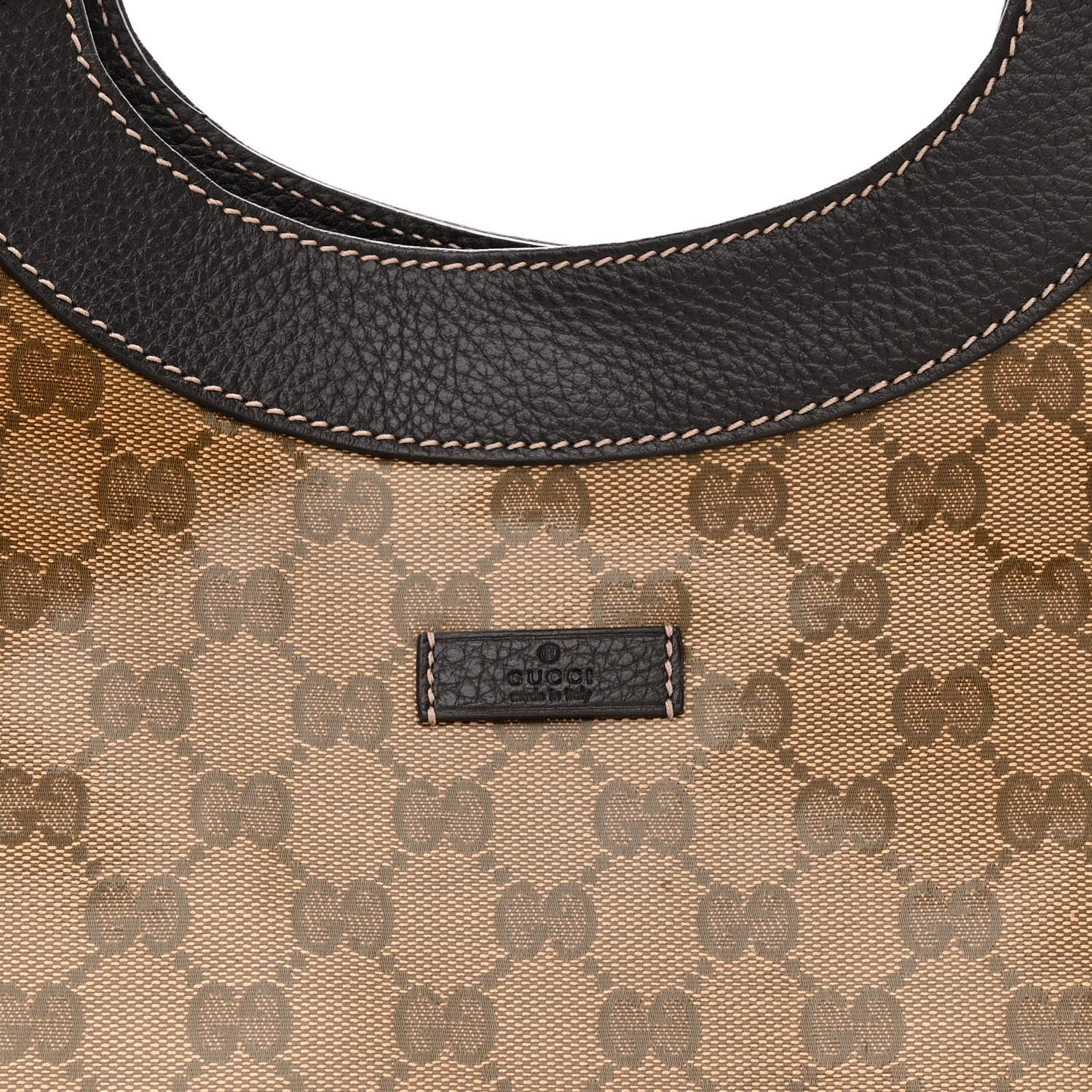 Gucci Crystal Monogram Medium Charmy Shoulder Bag Dark Brown 8 of 13