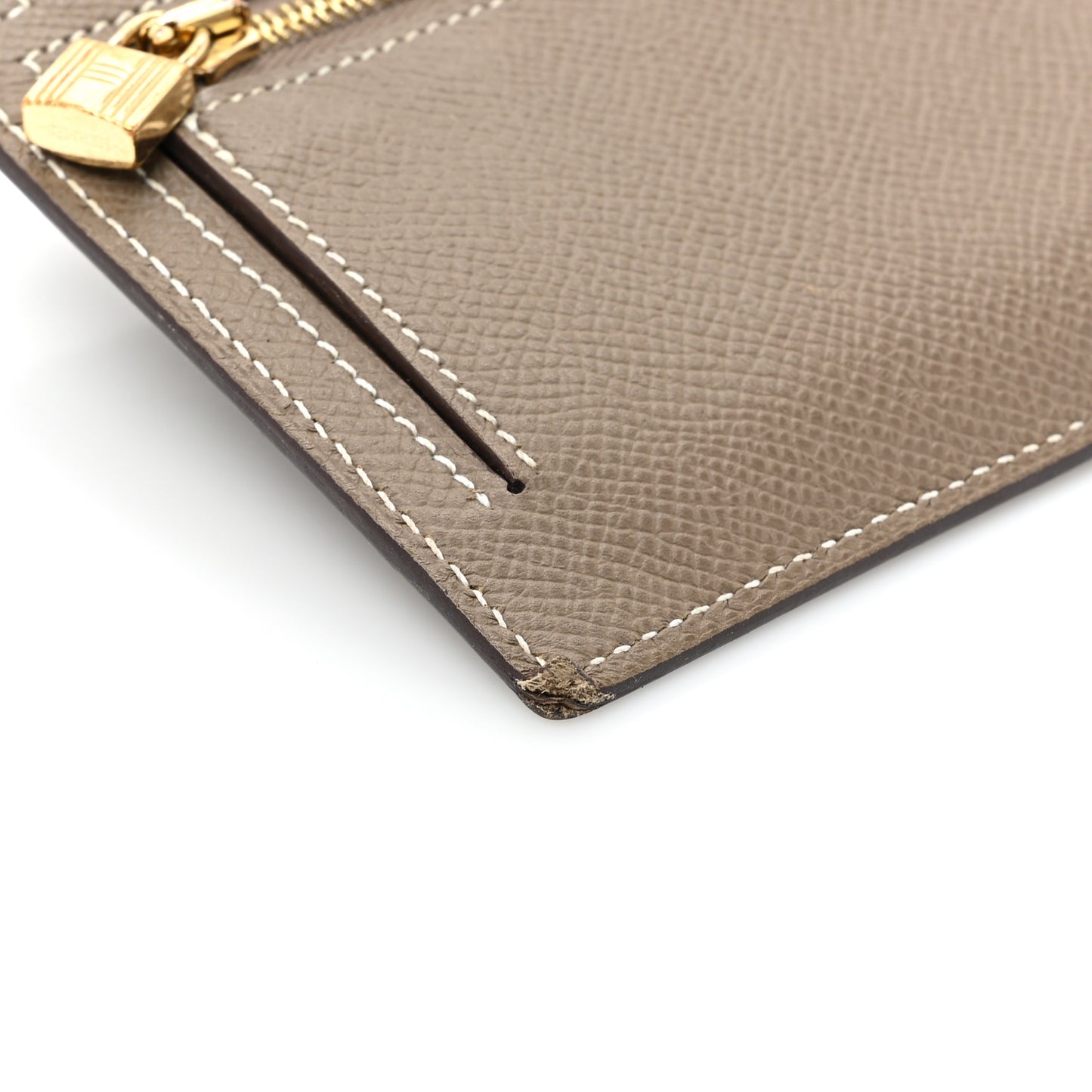 Epsom Kelly Pocket Compact Wallet Etoupe