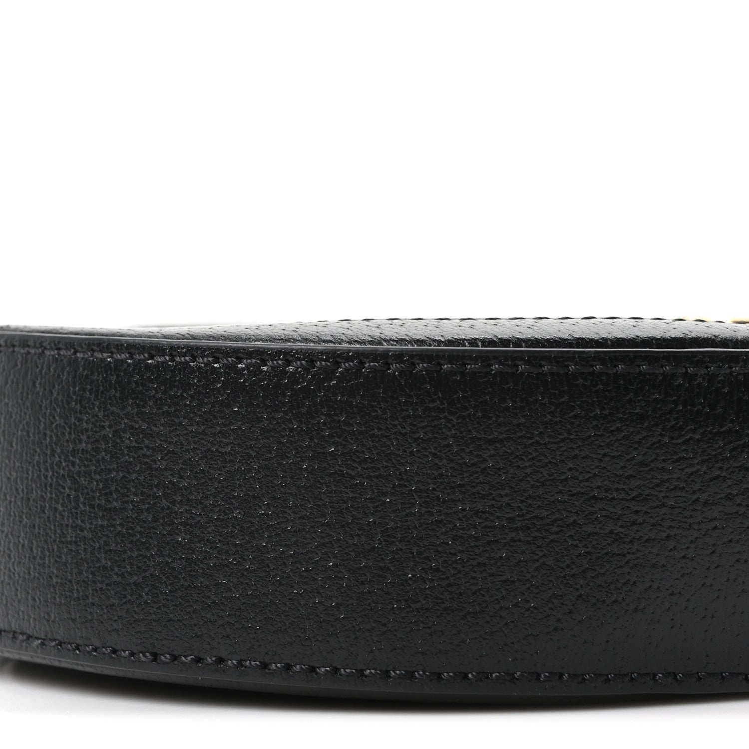 Gucci Grained Calfskin Web Mini Ophidia Round Shoulder Bag Black 10 of 10